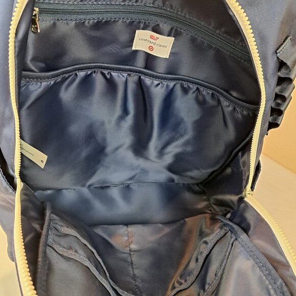 Vineyard Vines For Target Navy Blue and Light Pink Backpack NWT - Picture 9 of 16